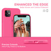 DTTO Compatible with iPhone 11 Case, [Romance Series] Full Covered Silicone Cover [Enhanced Camera and Screen Protection] with Honeycomb Grid Pattern Cushion for iPhone 11 6.1” 2019, Mint Green