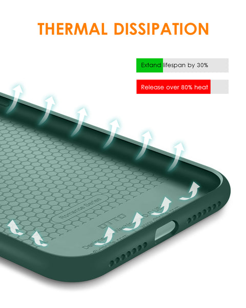 DTTO Compatible with iPhone XR Case, [Romance Series] Silicone Case with Hybrid Protection for iPhone XR 6.1 Inch - Black