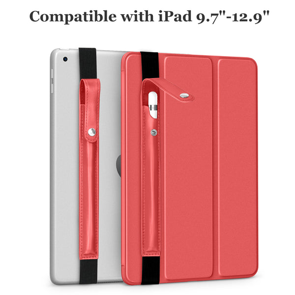 DTTO Pencil Case for Apple Pencil 1st/2nd Generation, PU Leather Pencil Sleeve Pouch with Detachable Elastic Band for iPad 9.7"/ 10.2"/ 10.5"/ 10.9"/ 11"/ 12.9" Case, Mint Green