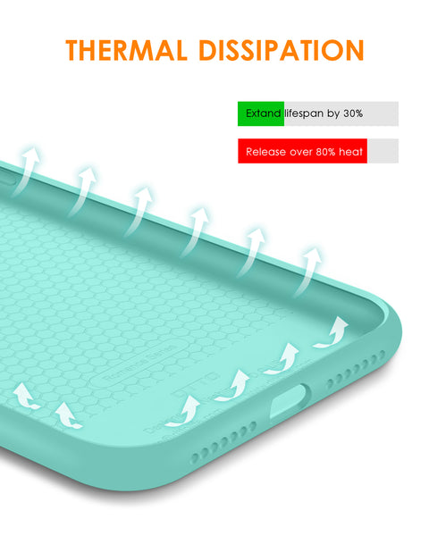 DTTO Compatible with iPhone XR Case, [Romance Series] Silicone Case with Hybrid Protection for iPhone XR 6.1 Inch - Black