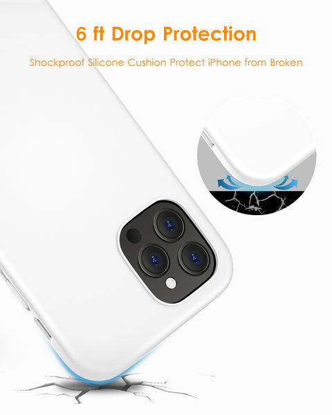 DTTO Compatible with iPhone 12/12 Pro Case,Shockproof Silicone [Romance Series] Cover [Enhanced Camera and Screen Protection] with Honeycomb Grid Cushion for iPhone 12 6.1” 2020,Midnight Green