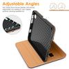 DTTO New iPad Mini 6th Generation Case 8.3 Inch 2021, Premium Leather Business Folio Stand Cover with Built-in Apple Pencil Holder-Auto Wake/Sleep and Multiple Viewing Angles-Black