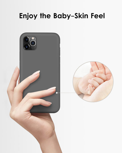 DTTO Compatible with iPhone 11 Pro Max Case, [Romance Series] Silicone Cover [Enhanced Camera and Screen Protection] with Honeycomb Grid Cushion for iPhone 11 Pro Max 2019 6.5", Mint Green