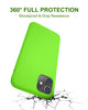 DTTO Compatible with iPhone 11 Case, [Romance Series] Full Covered Silicone Cover [Enhanced Camera and Screen Protection] with Honeycomb Grid Pattern Cushion for iPhone 11 6.1” 2019, Mint Green