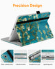DTTO iPad Mini 1 2 3 Case, Premium Leather Folio Stand Cover Case with Multi-Angle Viewing and Auto Wake-Sleep Function, Front Pocket for Apple iPad Mini 1/Mini 2/Mini 3 - Brown