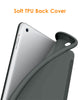 DTTO for iPad Air 1st Edition Case, (NOT for iPad Air 2 and Air 3) Ultra Slim Lightweight Smart Trifold Stand with Flexible Soft TPU Back Cover [Auto Sleep/Wake], Navy Blue