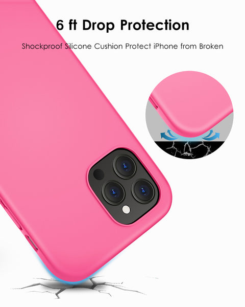 DTTO Compatible with iPhone 12/12 Pro Case,Shockproof Silicone [Romance Series] Cover [Enhanced Camera and Screen Protection] with Honeycomb Grid Cushion for iPhone 12 6.1” 2020,Midnight Green