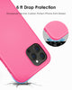 DTTO Compatible with iPhone 12/12 Pro Case,Shockproof Silicone [Romance Series] Cover [Enhanced Camera and Screen Protection] with Honeycomb Grid Cushion for iPhone 12 6.1” 2020,Midnight Green