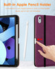 DTTO iPad Air 5th Generation Case (2022) / iPad Air 4th Generation Case (2020) 10.9 Inch, Premium Leather Business Folio Stand Cover with Pencil Holder [2nd Pencil Charging] for iPad Air 5/4, Brown