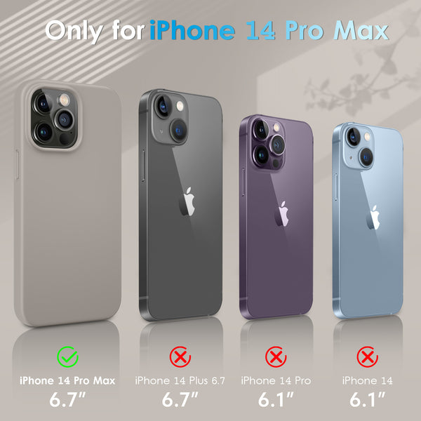 DTTO Compatible with iPhone 14 Pro Max Case, Ultra Slim Soft Premium Liquid Silicone [Military Grade Drop Protection] Full-Body Protective Bumper Phone Case for iPhone 14 Pro Max 6.7"(2022)- Orange