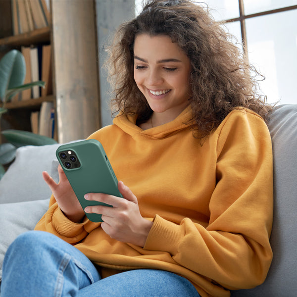 DTTO Compatible with iPhone 13 Pro Case, Ultra Slim Soft Premium Liquid Silicone [Military Grade Drop Protection] Full-Body Protective Bumper Phone Case for iPhone 13 Pro 6.1" (2021) - Lavender