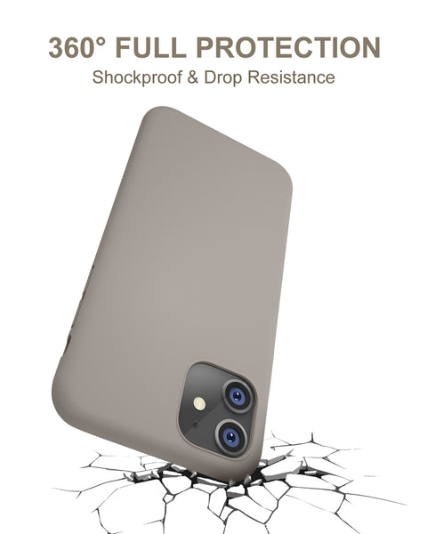 DTTO Compatible with iPhone 11 Case, [Romance Series] Full Covered Silicone Cover [Enhanced Camera and Screen Protection] with Honeycomb Grid Pattern Cushion for iPhone 11 6.1” 2019, Mint Green