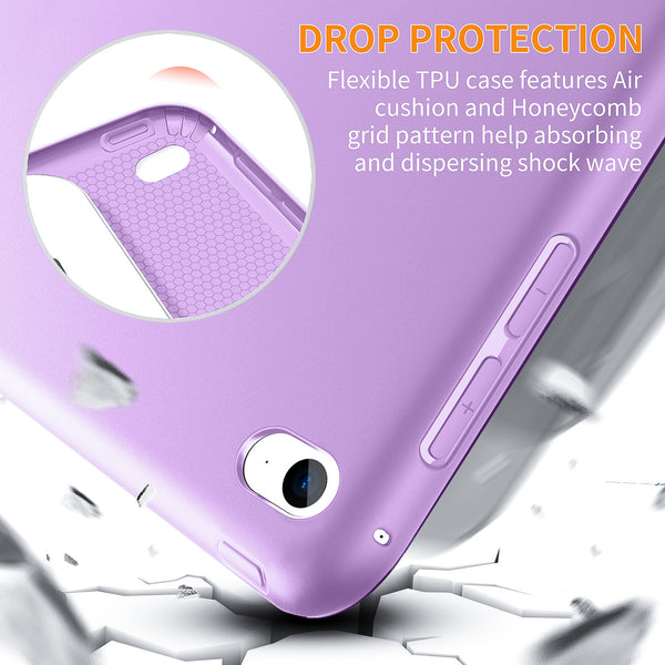 DTTO Case for iPad Mini 4,(Not Compatible with Mini 5th Generation 2019) Ultra Slim Lightweight Smart Case Trifold Stand with Flexible Soft TPU Back Cover for iPad mini4[Auto Sleep/Wake],Navy Blue