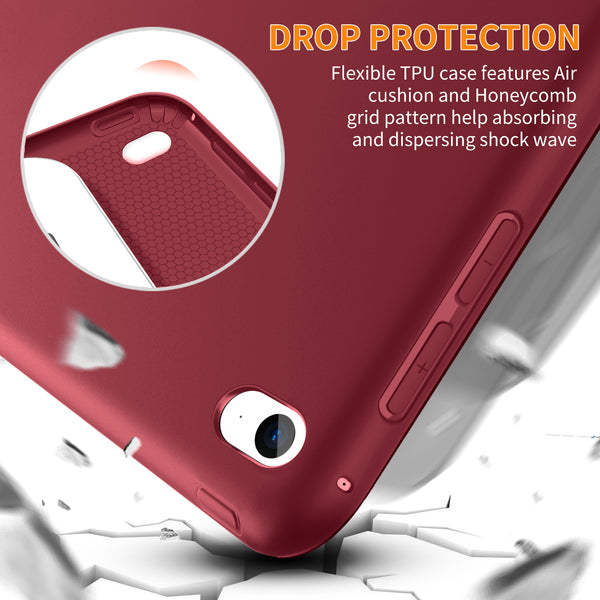 DTTO Case for iPad Mini 4,(Not Compatible with Mini 5th Generation 2019) Ultra Slim Lightweight Smart Case Trifold Stand with Flexible Soft TPU Back Cover for iPad mini4[Auto Sleep/Wake],Navy Blue