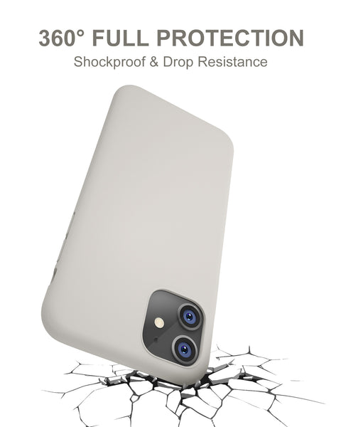 DTTO Compatible with iPhone 11 Case, [Romance Series] Full Covered Silicone Cover [Enhanced Camera and Screen Protection] with Honeycomb Grid Pattern Cushion for iPhone 11 6.1” 2019, Mint Green