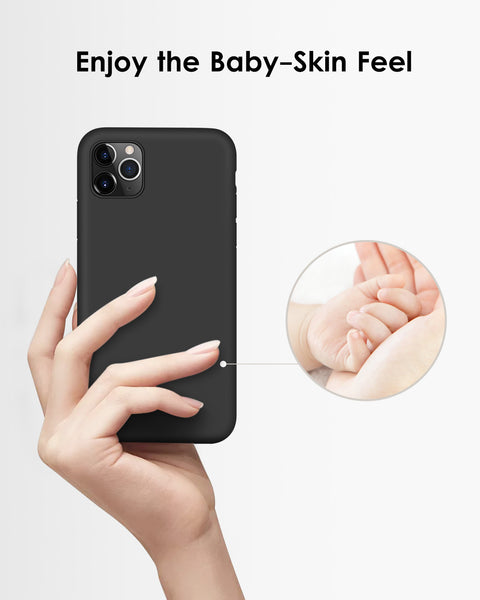 DTTO Compatible with iPhone 11 Pro Max Case, [Romance Series] Silicone Cover [Enhanced Camera and Screen Protection] with Honeycomb Grid Cushion for iPhone 11 Pro Max 2019 6.5", Mint Green