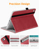DTTO iPad Mini 4 Case, Premium Leather Folio Stand Cover Case with Multi-Angle Viewing and Auto Wake-Sleep Function, Front Pocket for Apple iPad Mini 4 - Brown