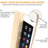 DTTO Case for iPad Mini 4,(Not Compatible with Mini 5th Generation 2019) Ultra Slim Lightweight Smart Case Trifold Stand with Flexible Soft TPU Back Cover for iPad mini4[Auto Sleep/Wake],Navy Blue