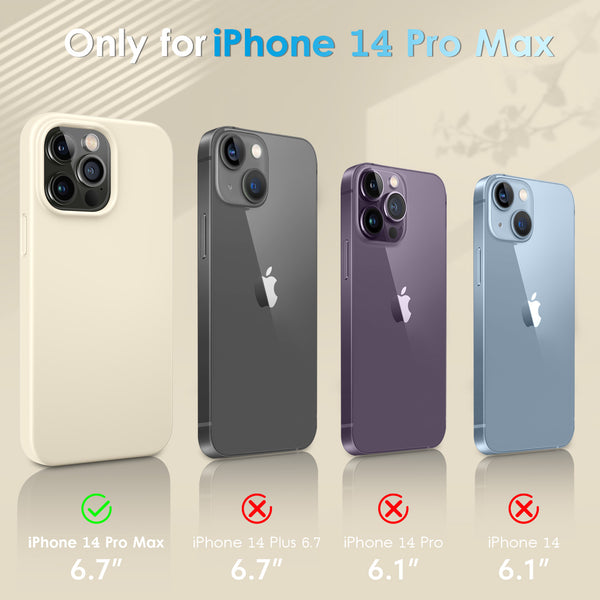 DTTO Compatible with iPhone 14 Pro Max Case, Ultra Slim Soft Premium Liquid Silicone [Military Grade Drop Protection] Full-Body Protective Bumper Phone Case for iPhone 14 Pro Max 6.7"(2022)- Orange