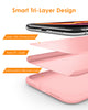 DTTO Compatible with iPhone XR Case, [Romance Series] Silicone Case with Hybrid Protection for iPhone XR 6.1 Inch - Black