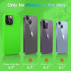 DTTO Compatible with iPhone 14 Pro Max Case, Ultra Slim Soft Premium Liquid Silicone [Military Grade Drop Protection] Full-Body Protective Bumper Phone Case for iPhone 14 Pro Max 6.7"(2022)- Orange