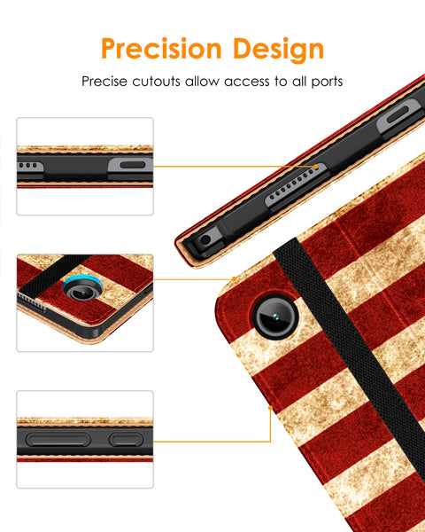 DTTO for Samsung Galaxy Tab A8 10.5 inch Case 2022, Premium Leather Business Folio Stand Cover with Built-in Hand Strap for Samsung Galaxy Tab A8 10.5’’ 2022 Model [SM-X200/X205/X207], Black