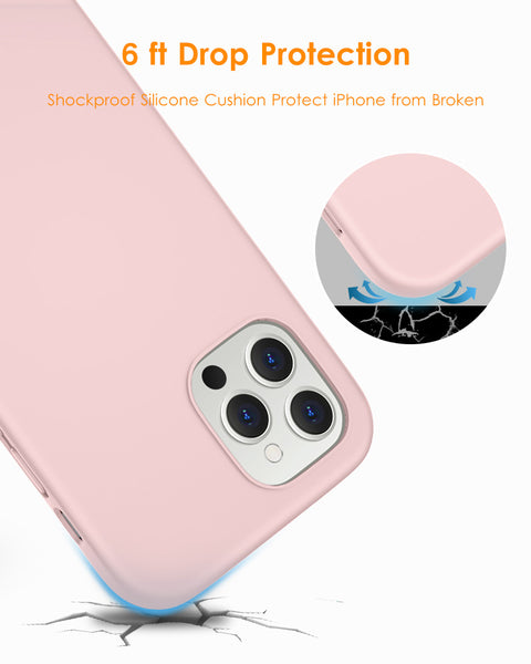 DTTO Compatible with iPhone 12/12 Pro Case,Shockproof Silicone [Romance Series] Cover [Enhanced Camera and Screen Protection] with Honeycomb Grid Cushion for iPhone 12 6.1” 2020,Midnight Green