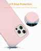 DTTO Compatible with iPhone 12/12 Pro Case,Shockproof Silicone [Romance Series] Cover [Enhanced Camera and Screen Protection] with Honeycomb Grid Cushion for iPhone 12 6.1” 2020,Midnight Green