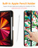 DTTO Case for iPad Pro 11 Inch 4th/3rd/2nd/1st Generation 2022/2021/2020/2018,Premium PU Leather Folio Stand Cover with Hand Strap,Fit iPad Air 4/5 - Auto Wake/Sleep,Multiple Viewing Angles, Brown