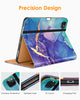 DTTO iPad Pro 12.9 6th / 5th / 4th / 3rd Generation Case 2022/2021/2020/2018, Premium Leather Folio Stand Cover with Built-in Apple Pencil Holder -Auto Wake/Sleep and Multi Viewing Angles,Brown