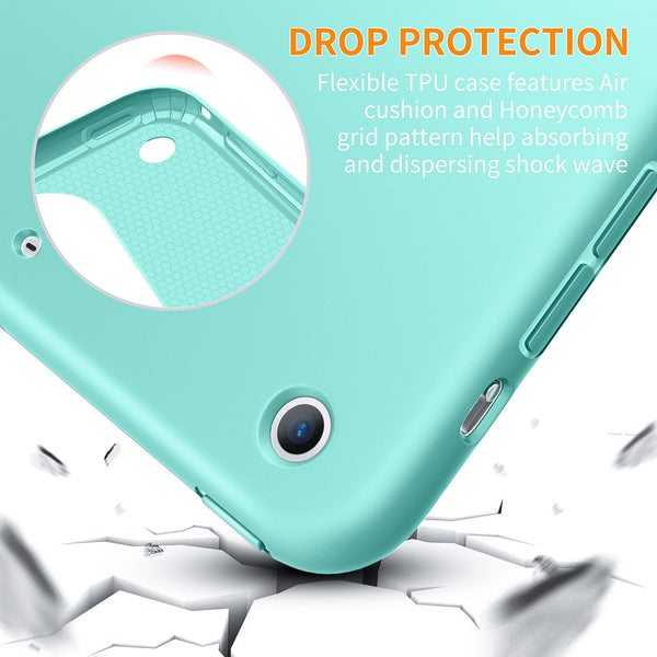 iPad Mini Case for iPad Mini 3/2 / 1, DTTO Ultra Slim Lightweight Smart Case Trifold Cover Stand with Flexible Soft TPU Back Cover for iPad Apple Mini, Mini 2, Mini 3 [Auto Sleep/Wake],NavyBlue