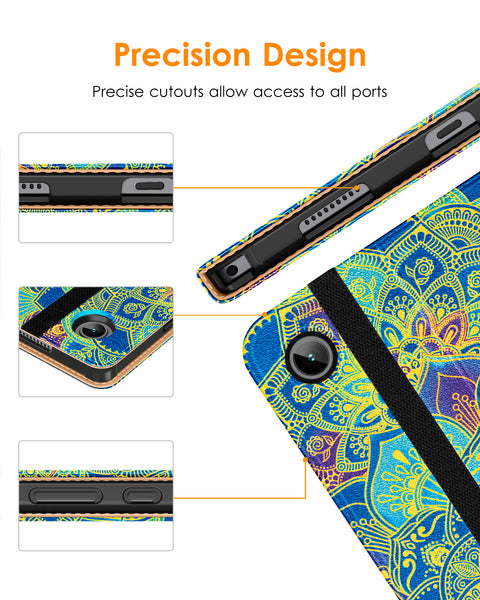 DTTO for Samsung Galaxy Tab A8 10.5 inch Case 2022, Premium Leather Business Folio Stand Cover with Built-in Hand Strap for Samsung Galaxy Tab A8 10.5’’ 2022 Model [SM-X200/X205/X207], Black