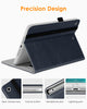 DTTO iPad Mini 1 2 3 Case, Premium Leather Folio Stand Cover Case with Multi-Angle Viewing and Auto Wake-Sleep Function, Front Pocket for Apple iPad Mini 1/Mini 2/Mini 3 - Brown