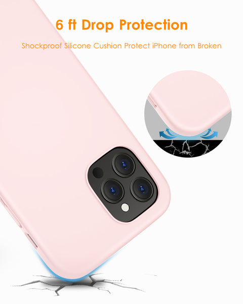 DTTO Compatible with iPhone 12/12 Pro Case,Shockproof Silicone [Romance Series] Cover [Enhanced Camera and Screen Protection] with Honeycomb Grid Cushion for iPhone 12 6.1” 2020,Midnight Green