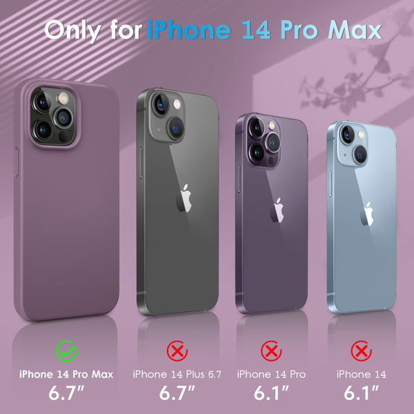 DTTO Compatible with iPhone 14 Pro Max Case, Ultra Slim Soft Premium Liquid Silicone [Military Grade Drop Protection] Full-Body Protective Bumper Phone Case for iPhone 14 Pro Max 6.7"(2022)- Orange