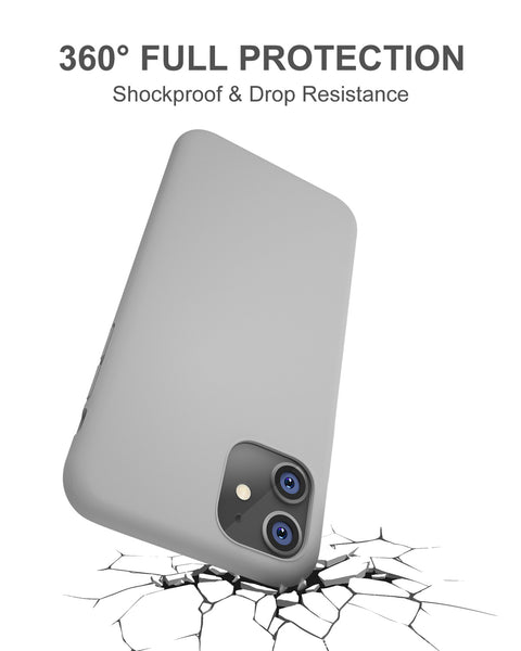 DTTO Compatible with iPhone 11 Case, [Romance Series] Full Covered Silicone Cover [Enhanced Camera and Screen Protection] with Honeycomb Grid Pattern Cushion for iPhone 11 6.1” 2019, Mint Green