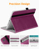 DTTO iPad Mini 1 2 3 Case, Premium Leather Folio Stand Cover Case with Multi-Angle Viewing and Auto Wake-Sleep Function, Front Pocket for Apple iPad Mini 1/Mini 2/Mini 3 - Brown