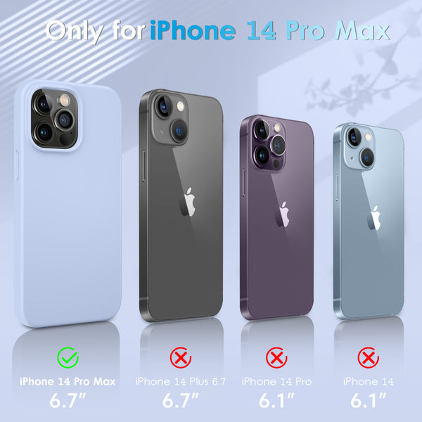 DTTO Compatible with iPhone 14 Pro Max Case, Ultra Slim Soft Premium Liquid Silicone [Military Grade Drop Protection] Full-Body Protective Bumper Phone Case for iPhone 14 Pro Max 6.7"(2022)- Orange