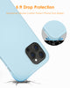 DTTO Compatible with iPhone 12/12 Pro Case,Shockproof Silicone [Romance Series] Cover [Enhanced Camera and Screen Protection] with Honeycomb Grid Cushion for iPhone 12 6.1” 2020,Midnight Green