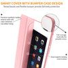 DTTO Case for iPad Mini 4,(Not Compatible with Mini 5th Generation 2019) Ultra Slim Lightweight Smart Case Trifold Stand with Flexible Soft TPU Back Cover for iPad mini4[Auto Sleep/Wake],Navy Blue