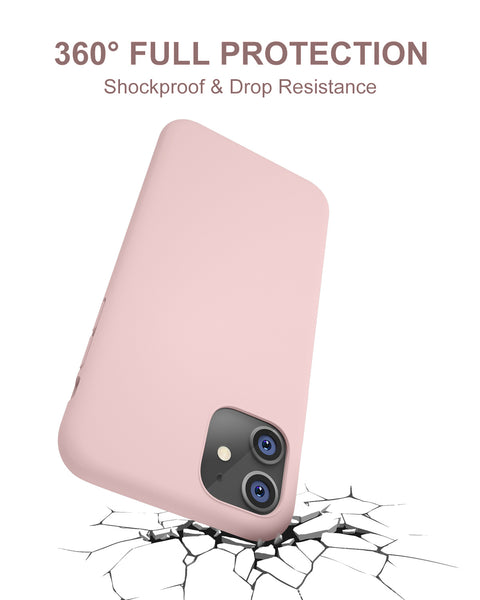 DTTO Compatible with iPhone 11 Case, [Romance Series] Full Covered Silicone Cover [Enhanced Camera and Screen Protection] with Honeycomb Grid Pattern Cushion for iPhone 11 6.1” 2019, Mint Green