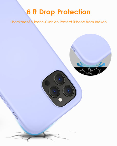 DTTO Compatible with iPhone 12/12 Pro Case,Shockproof Silicone [Romance Series] Cover [Enhanced Camera and Screen Protection] with Honeycomb Grid Cushion for iPhone 12 6.1” 2020,Midnight Green