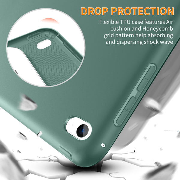 DTTO Case for iPad Mini 4,(Not Compatible with Mini 5th Generation 2019) Ultra Slim Lightweight Smart Case Trifold Stand with Flexible Soft TPU Back Cover for iPad mini4[Auto Sleep/Wake],Navy Blue