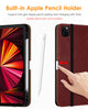 DTTO Case for iPad Pro 11 Inch 4th/3rd/2nd/1st Generation 2022/2021/2020/2018,Premium PU Leather Folio Stand Cover with Hand Strap,Fit iPad Air 4/5 - Auto Wake/Sleep,Multiple Viewing Angles, Brown