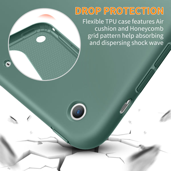 iPad Mini Case for iPad Mini 3/2 / 1, DTTO Ultra Slim Lightweight Smart Case Trifold Cover Stand with Flexible Soft TPU Back Cover for iPad Apple Mini, Mini 2, Mini 3 [Auto Sleep/Wake],NavyBlue