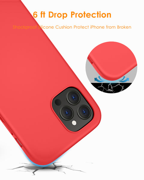 DTTO Compatible with iPhone 12/12 Pro Case,Shockproof Silicone [Romance Series] Cover [Enhanced Camera and Screen Protection] with Honeycomb Grid Cushion for iPhone 12 6.1” 2020,Midnight Green