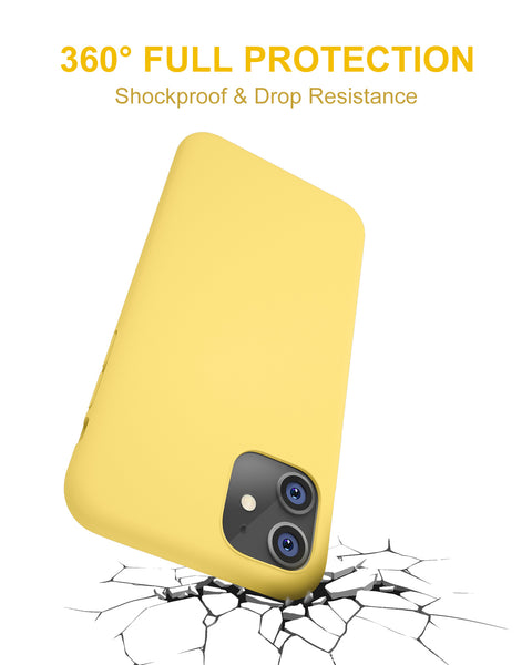 DTTO Compatible with iPhone 11 Case, [Romance Series] Full Covered Silicone Cover [Enhanced Camera and Screen Protection] with Honeycomb Grid Pattern Cushion for iPhone 11 6.1” 2019, Mint Green