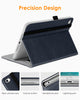 DTTO iPad Mini 4 Case, Premium Leather Folio Stand Cover Case with Multi-Angle Viewing and Auto Wake-Sleep Function, Front Pocket for Apple iPad Mini 4 - Brown