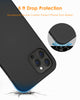 DTTO Compatible with iPhone 12/12 Pro Case,Shockproof Silicone [Romance Series] Cover [Enhanced Camera and Screen Protection] with Honeycomb Grid Cushion for iPhone 12 6.1” 2020,Midnight Green