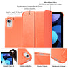 DTTO iPad Air Case 5th / 4th Generation 10.9 Inch, Hard Back, Sparkled and Sheen Front Cover for iPad Air 10.9" 5th / 4th Gen 2022 2020, Support 2nd Gen Pencil, Auto Sleep/Wake - Snow Blue
